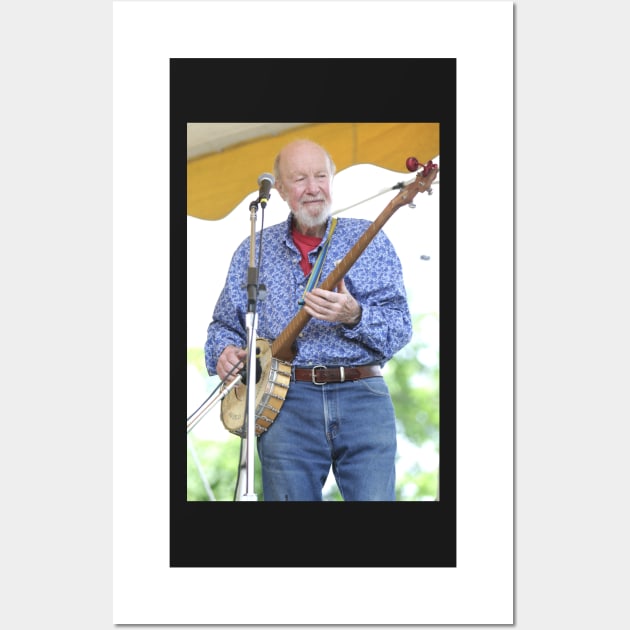 Pete Seeger Photograph Wall Art by Concert Photos